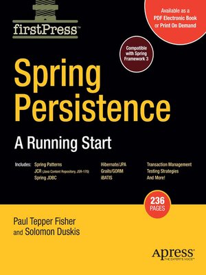 cover image of Spring Persistence — a Running Start